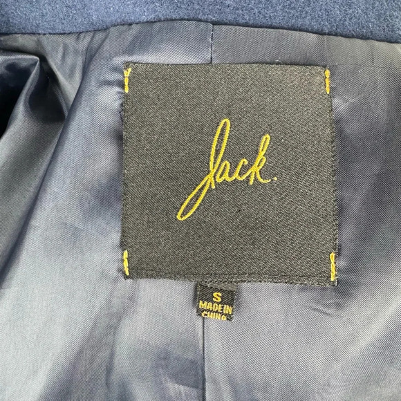 Navy Blue Peacoat Jacket Women’s SZ Small Jack by BB Dakota - Picture 5 of 7